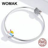 925 Silver Enamel Ice Cream Charm for Bracelet Pendant DIY Jewelry