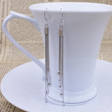 925 Sterling Silver Ear of Wheat Drop Earrings Women Jewelry