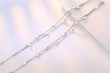 925 Sterling Silver Geometric Bracelet for Women Birthday Jewelry Wholesale