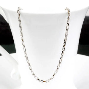 925 Sterling Silver Men's Chain Necklace Jewelry No Fade Birthday Gift