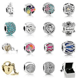 925 Silver Fruit Beer Charm Beads for Bracelet DIY Jewelry