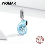 925 Sterling Silver Conch Charm for Bracelet Necklace Making