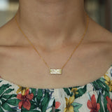 Sterling Silver CZ Love Letter Necklace Women Jewelry