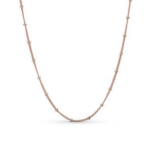 925 Silver Mother-Son Necklace Pendant Collarbone Chain