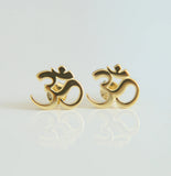 925 Silver OM Symbol Earring for Women