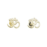 925 Silver OM Symbol Earring for Women