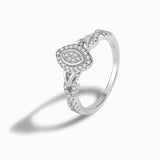 925 Sterling Silver Zircon Infinite Symbol Ring for Women
