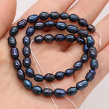 Natural Freshwater Pearl Rice Beads 5/6/7/8mm for Jewelry Making DIY