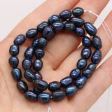 Natural Freshwater Pearl Rice Beads 5/6/7/8mm for Jewelry Making DIY