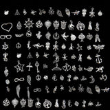 100 Alloy Small Accessories Randomly Mixed for DIY Jewelry Making