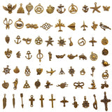 100 Alloy Small Accessories Randomly Mixed for DIY Jewelry Making