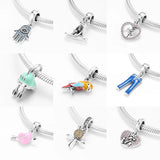 925 Sterling Silver Animals and Kitchenware Pendants Beads for Charm Bracelet