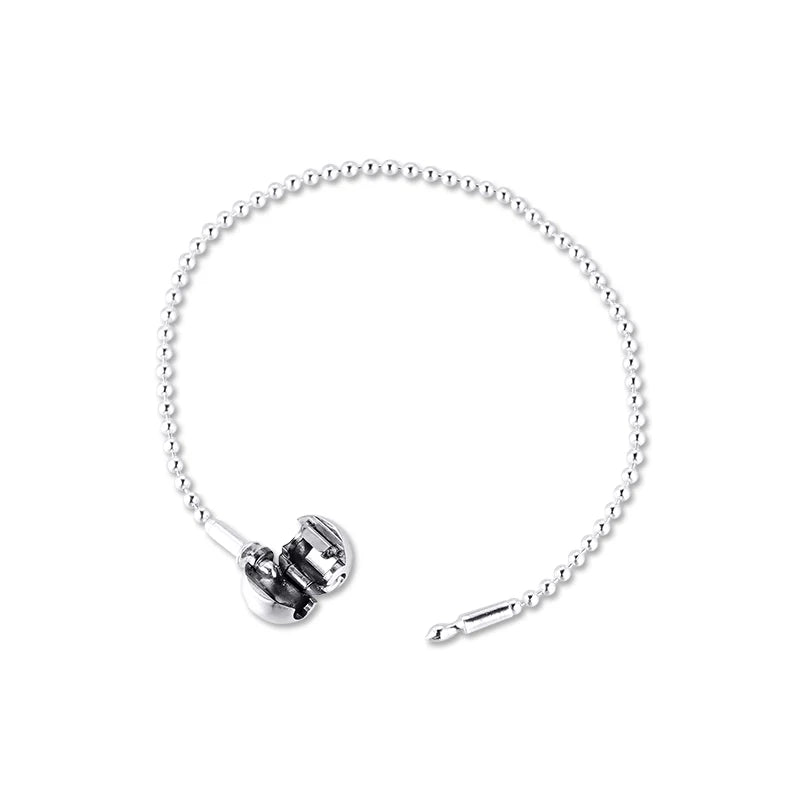 925 Silver Essence Beaded Clasp Bracelets