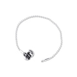 925 Silver Essence Beaded Clasp Bracelets