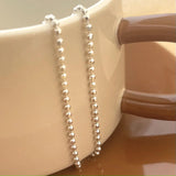 925 Sterling Silver Beads Necklace for Women YMN231