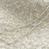 925 Sterling Silver Beads Necklace for Women YMN231