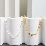 925 Silver Clavicle Chain Choker Necklace for Women