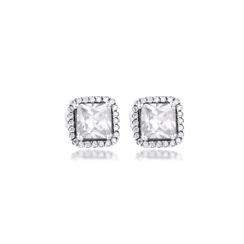 925 Sterling Silver Timeless Elegance Stud Earrings for Women