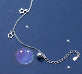 925 Sterling Silver Star Anklet GTLS713