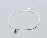 925 Sterling Silver Polished Snakebone Anklet Bracelet