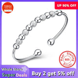 Tibetan Silver Cuff Bangles for Women Girl