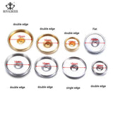 100 Snap Fasteners Gold/Silver Plated 10/16/18mm DIY Bracelet Jewelry