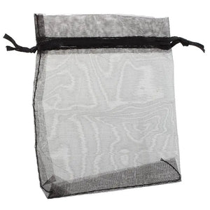 100 Organza Wedding Favour Bags 9Cm X 12Cm