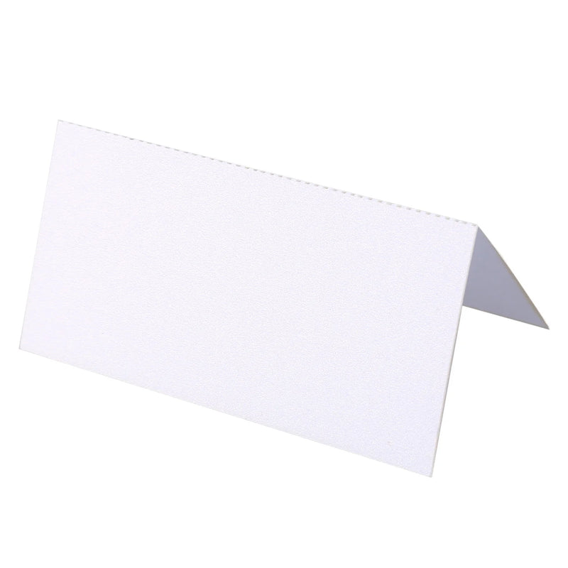 100 White Table Place Cards - Party, Wedding