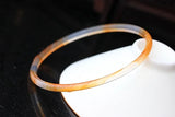 Brazilian Ice Red Chalcedony Agate Bohemian Thin Striped Jade Bracelet