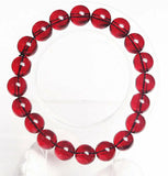10mm Sky Amber Beads Bracelet AAAA+Certificate