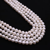 Freshwater Pearl Threaded Loose Beads DIY Necklace Accessories