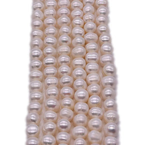 Freshwater Pearl Threaded Loose Beads DIY Necklace Accessories