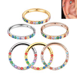 G23 Titanium Nose Ring Small Nasal Septum Cartilage Hoop Earring Piercing