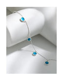 925 Sterling Silver Ocean Series Anklet for Women YMA045