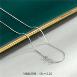 925 Sterling Silver Chain Necklaces Length 925 Silver Necklaces For Women