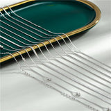 925 Sterling Silver Chain Necklaces Length 925 Silver Necklaces For Women