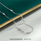 925 Sterling Silver Chain Necklaces Length 925 Silver Necklaces For Women