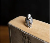 925 Sterling Silver Octopus Ear Clip Cuff Earrings Punk Jewelry