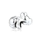 925 Sterling Silver Koala Charm Beads Fits Bracelet DIY Jewelry Gift