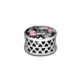 925 Sterling Silver Flower Garden Charm Fits Bracelets Women Beads