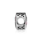 925 Sterling Silver Flower Garden Charm Fits Bracelets Women Beads