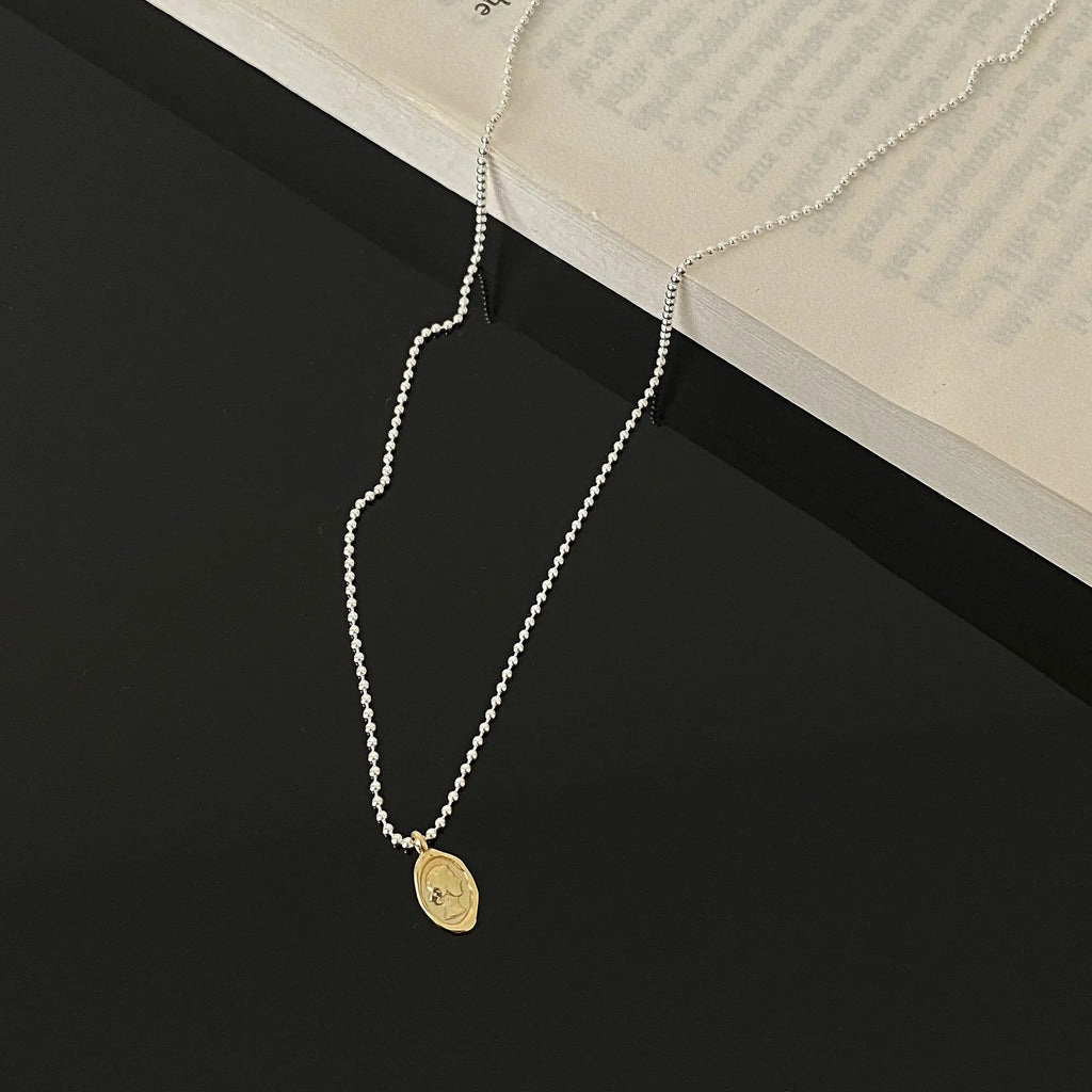 Korea 925 Sterling Silver Necklace Female Accessories Jewelry