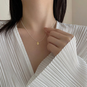 Korea 925 Sterling Silver Necklace Female Accessories Jewelry