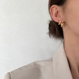 925 Silver Puppy Earrings 18k Plating