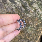 Cordierite/Iolite 925 Silver Stud Earrings for Women