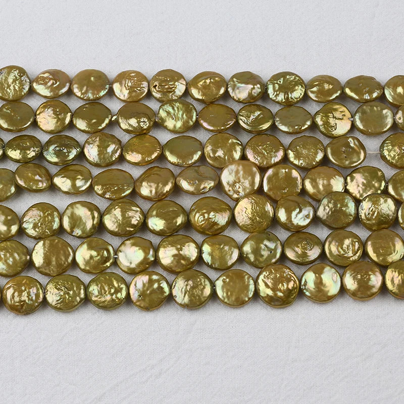 Natural Freshwater Pearl Beads DIY Jewelry Accessories 12-14mm