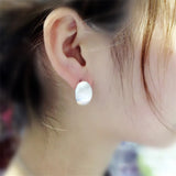 925 Sterling Silver Earring Hoop Earrings Fine Women Jewelry