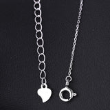 S925 Silver Necklace Pendant Blank Jewelry Making