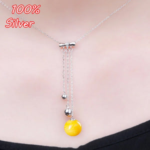 S925 Silver Necklace Pendant Blank Jewelry Making