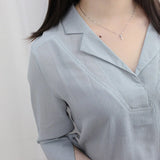 S925 Sterling Silver Cross Pendant Necklace Gift